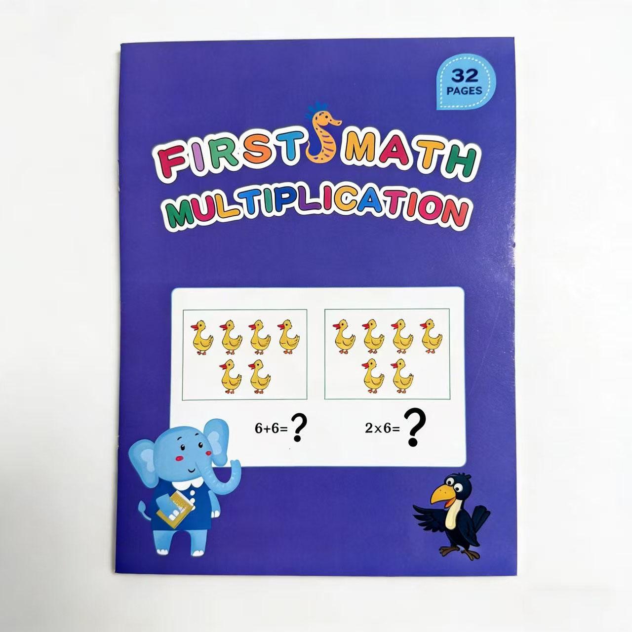 Multiplication Practice for Kids: 32-Page Beginner Math Workbook with Basic Times Tables First Math
