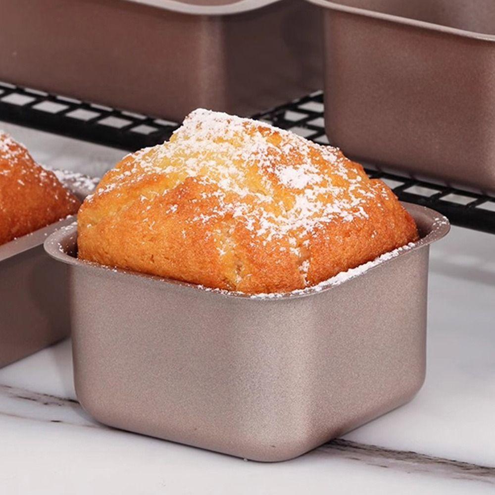 Square Cake Mould 3pcs/set Mousse Cup New Bread Toast Mould Kicthen