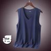 Men's Quick-Drying Slim Fit V-Neck Mesh Ice Silk Summer Tank Top