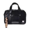 Sanrio Characters School Bag Style Shoulder 14 X X Cm 2-Way Bag, PVC, 23.5 10.5 (Hello Kitty/Black)