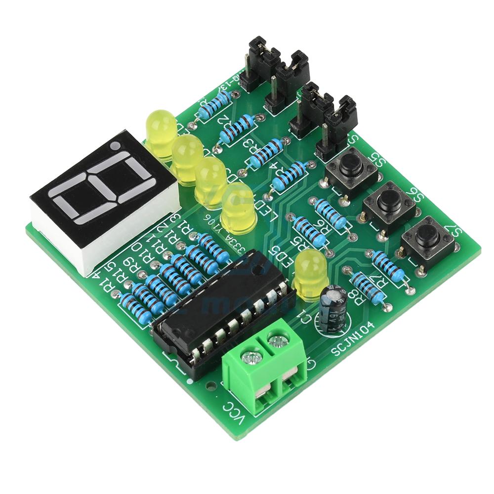 DIY Soldering Kit DC 5V Decoder Display Electronic Production DIY Spare Parts Training Test Soldering Teaching Kit