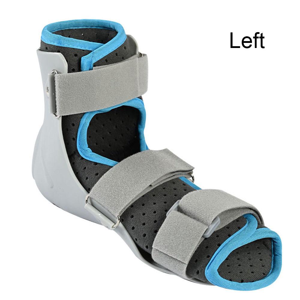 Ankle Stabilizer, Breathable Hook and Loop Injury Recovery Adjustable Ankle Fixation Brace Foot Drop Brace Postural Correct Breathable Shock Brace