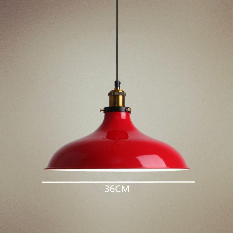 Red Retro Nordic Industrial Chandelier - Ideal for Milk Tea Shops, Bars, Restaurants, and Cafes.