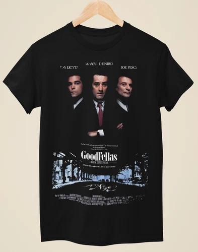 Goodfellas - Movie Poster Inspired Unisex Black T-shirt 4XL