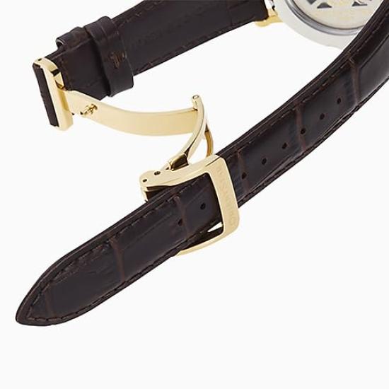 Orient Star Automatic Elegant Made in with White and Silver RK-AU0001S Men's Watch, Classic, Mechanical, Japan, 2-Year Manufacturer's Warranty,