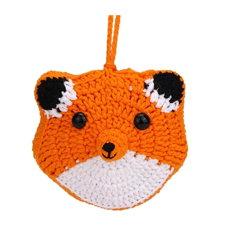 Kit per uncinetto di animali fai-da-te Set di filati per uncinetto di piante Kit per uncinetto per principianti Set per imparare l'uncinetto con video in inglese