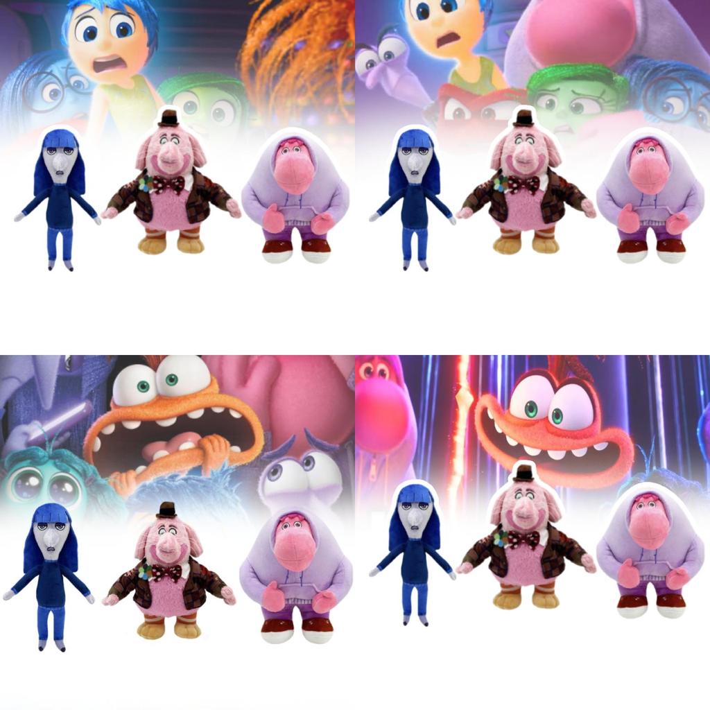 Adorable Inside Out 2 Plush Toy Collection Featuring Joy Sadness Anger Disgust And Fear