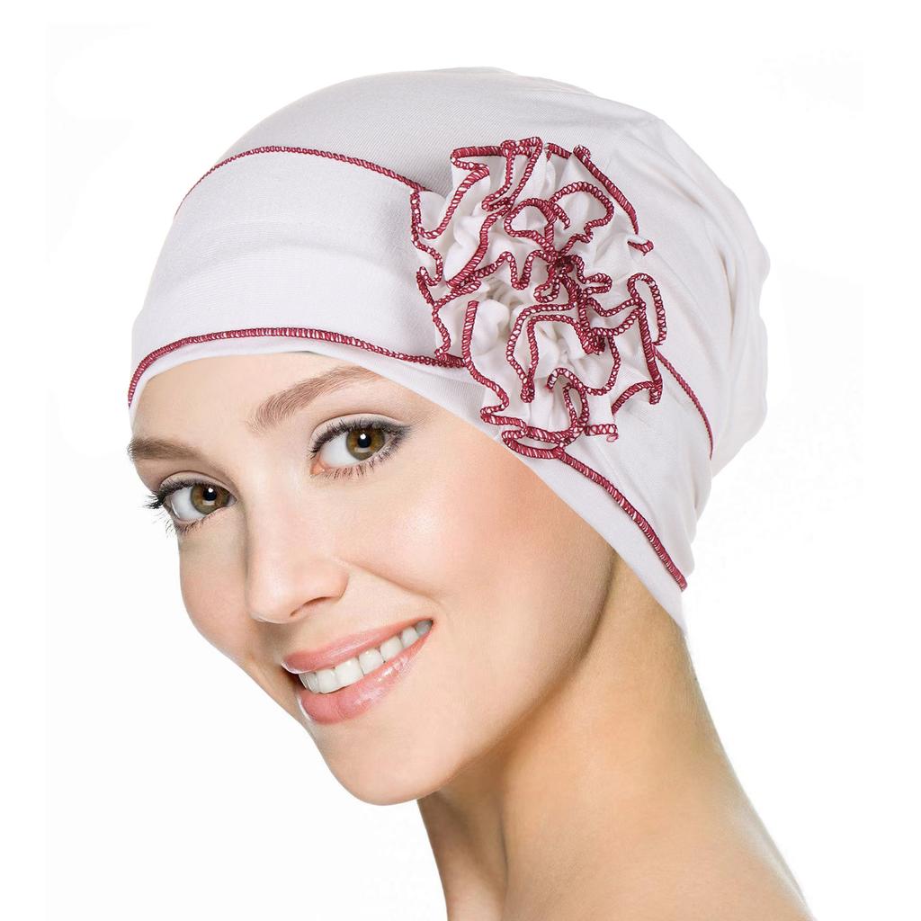 Nové dámské zlaté stříbrné turbanové čepice chemo bandana hidžáb plisovaná indická čepice turbante klobouk dámský šátek na vlasy muslimská pokrývka hlavy