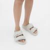 Sandali Bassi Casual Comodi in Pelle Tekla X Birkenstock 1cm Unisex Sandali Bianchi 1026290