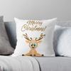 Merry Christmas Decoration Home Pillowcase Cushion Cover Autumn 45X45Cm Red Hat Modern Living Room Sofa Bed Pillowcase