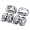 Moto Accessory Hand Control Switch Housing Cap Button Cover Kit For Harley Softail Dyna Sportster 883 1200 VRSC XL XR FLHR FLHRC