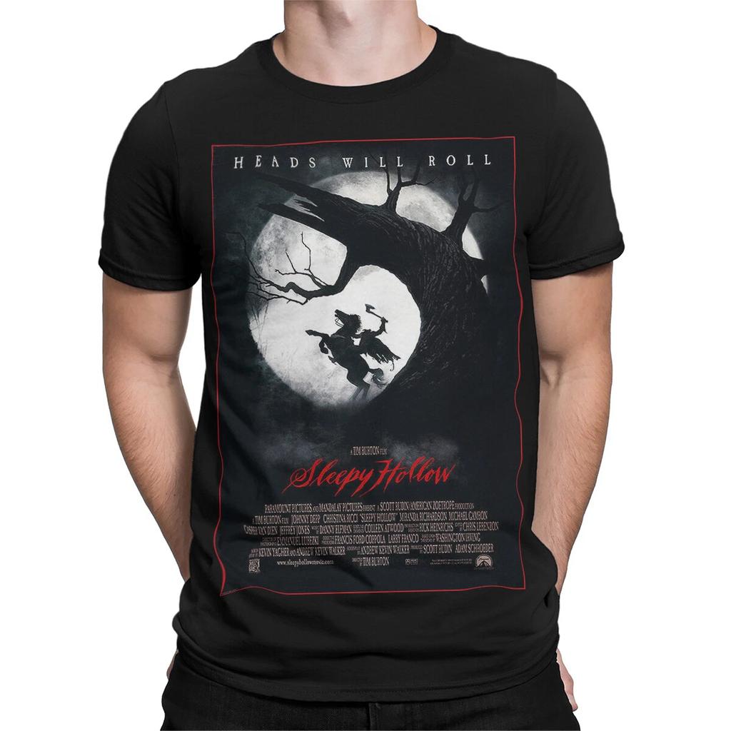 Heads Will Roll Sleepy Hollow Movie Gothic Horror Mens T-Shirt Womens Tee