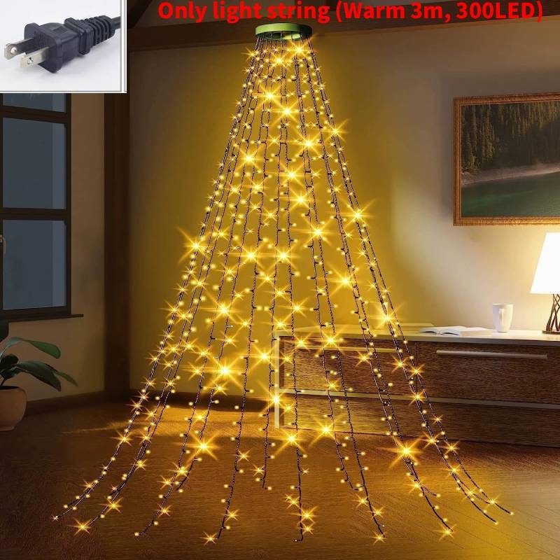 Christmas Tree Led Lights With Low Voltage Power For Festive Home Decor