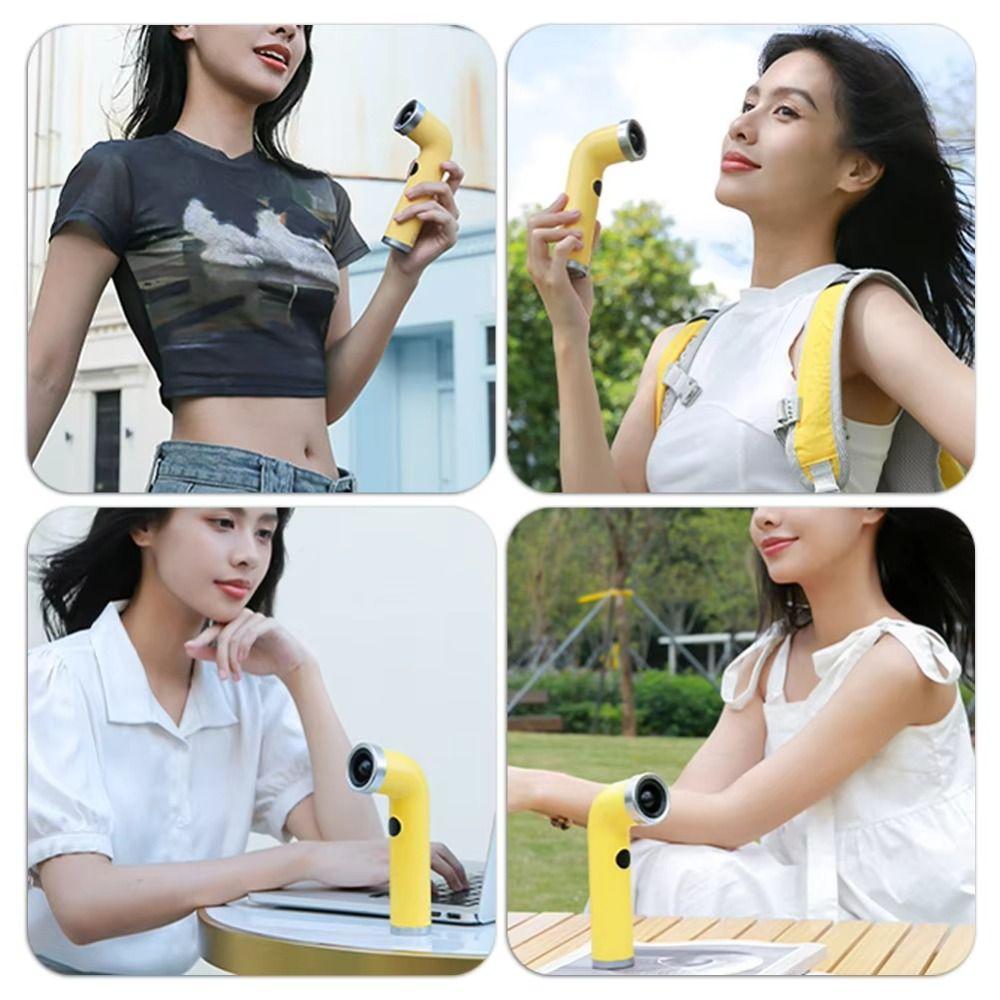 Digital Screen Bladeless Handheld Hair Dryer Curved Design High-Speed Turbine Fan  Children Use