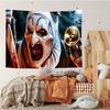 WHalloweensMovie TTerrifier Tapestry Customizable Tapestries Of Various Styleswall Hangings Celebrity Photo Printingwall