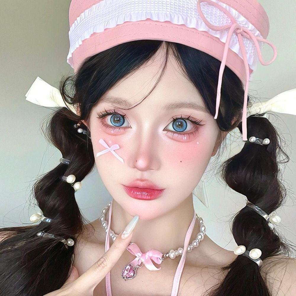 Bow Lace Sailor Caps Y2k Berets Japanese Navy Hat  Spring Summer