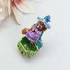 Enamel Halloween Gift Box Metal Craft Halloween Wizard Pumpkin Small Ornament Storage Box Creative Decoration
