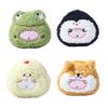 Pet Toy Cartoon Animal Shape Bite-Resistant Plush Toy with Dual Sound Design Mini Portable Size Crinkle Sound Pet Dog Toy