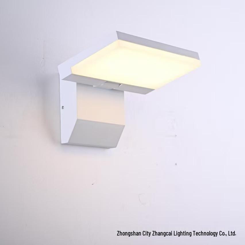 Rotatable LED Wall Light with Motion Sensor, Waterproof for Outdoor Courtyard and Garden