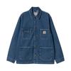OG Chore Coat (Spring) Water-Washed Single-Breasted Long Sleeve Denim Jacket Men Jackets Blue I031896-01-06
