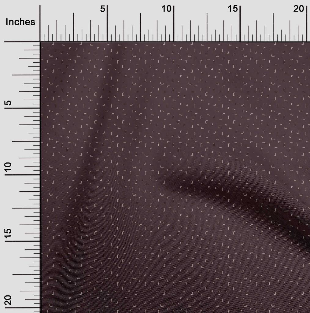 oneOone Cotton Flex Chocolate Brown Fabric Abstract Sewing Craft Projects Fabric Prints By Yard 40 Inch