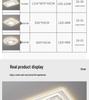 Nordic Rectangular LED Ceiling Light for Living Room and Bedroom