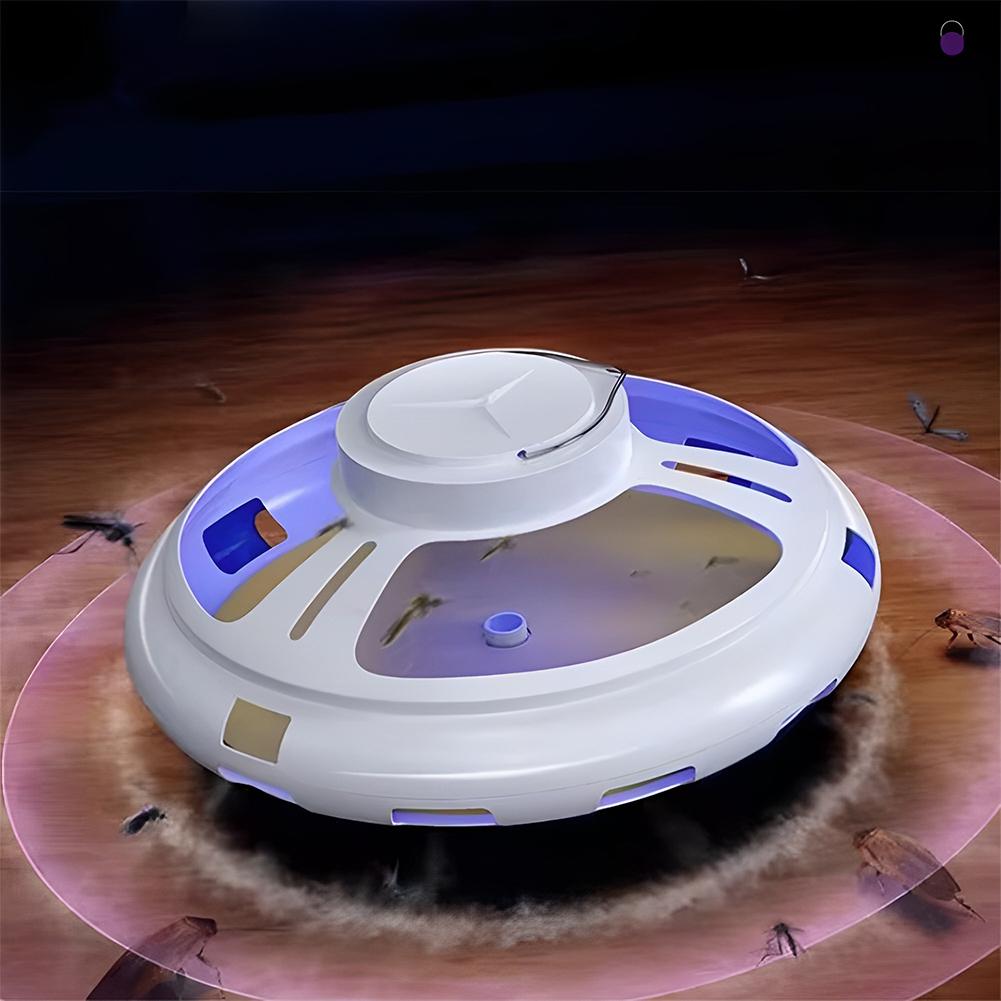 Pest Control Killer with 5 Sticky Pads USB Rechargeable Pest Control Flea Catcher Multifunctional for Bugs Moths Gnats