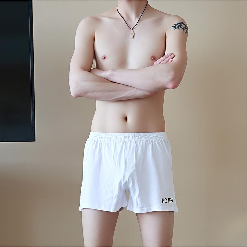 Men's Underwear Cotton Summer Loose Plus Size Flat Corner Shorts Four Corner Shorts Comfortable Breathable Bottom Shorts