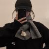 Extra Long Thick Herringbone Winter Scarf: Versatile, Cute Knitted Warmth for Students and Couples