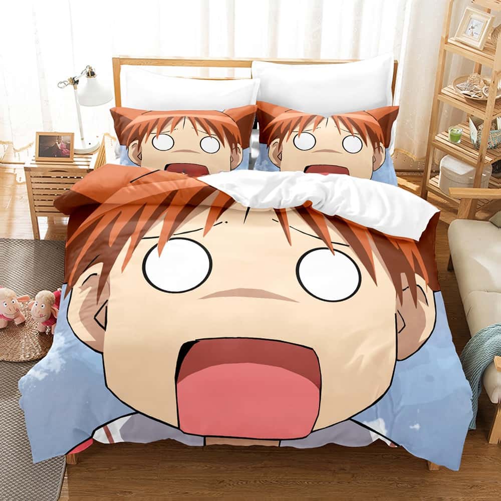 Anime Kawaii Azumanga Daioh Bedding Set Single Twin Full Queen King Size Duvet Cover for Adult Kid Bedroom