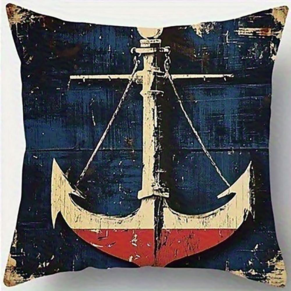 Lighthouse Patterned PillowcaseSuitable for Sofa Car Bedroom Decorative Cushion Cover Pillow Cover