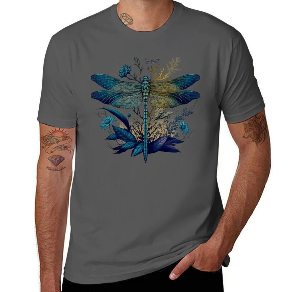 Dragonfly Mystical Nature Tshirt Outdoor Sports Short Sleeve Top