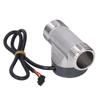 Water Flow Meter Flowmeter Counter Sensor Stainless Steel for Pool Fish Pond 3.5‑24V DC