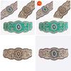 Bohemian Ethnic Beaded Waist Belt With Rhinestone Accents For Vintage Festival Look