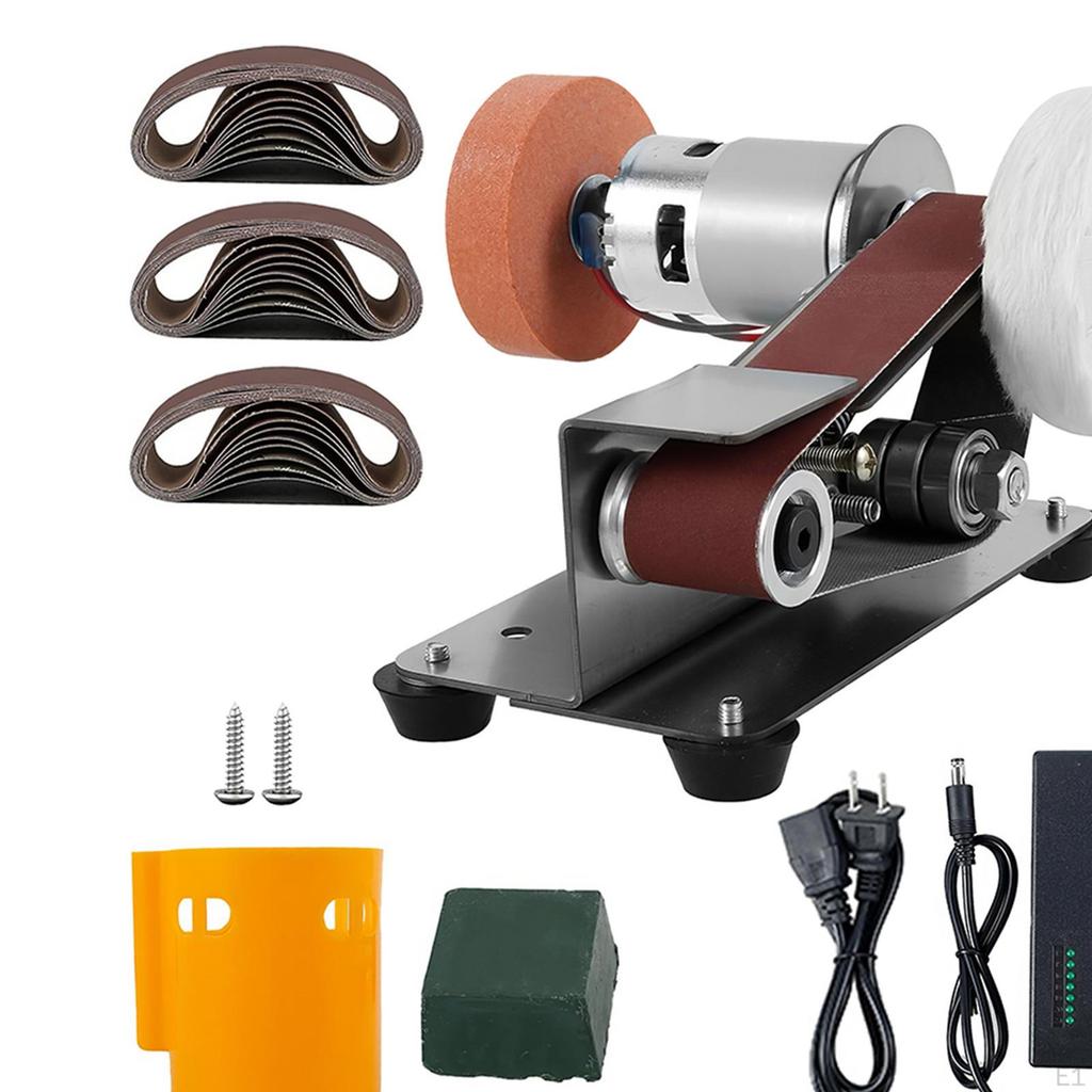 Mini Belt Sander Premium Electric Sharpening for Metal Wood DIY Craft Jewelry