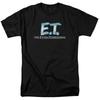 E.T. the Extra-Terrestrial - Logo - Unisex Short Sleeve Children's T-shirt - Black