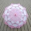 Handgefertigter Brautschirm Baumwoll-Sonnenschirm Spitzen-Schirm für Hochzeit Outdoor Sonne