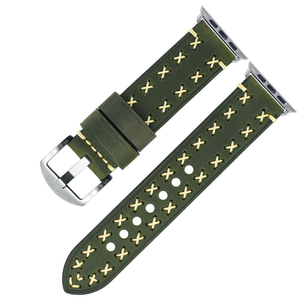 Suitable For Iwatch Strap Apple 8/7/6/5Se Leather Strap Apple Watch8 Bracelet Accessories Strap