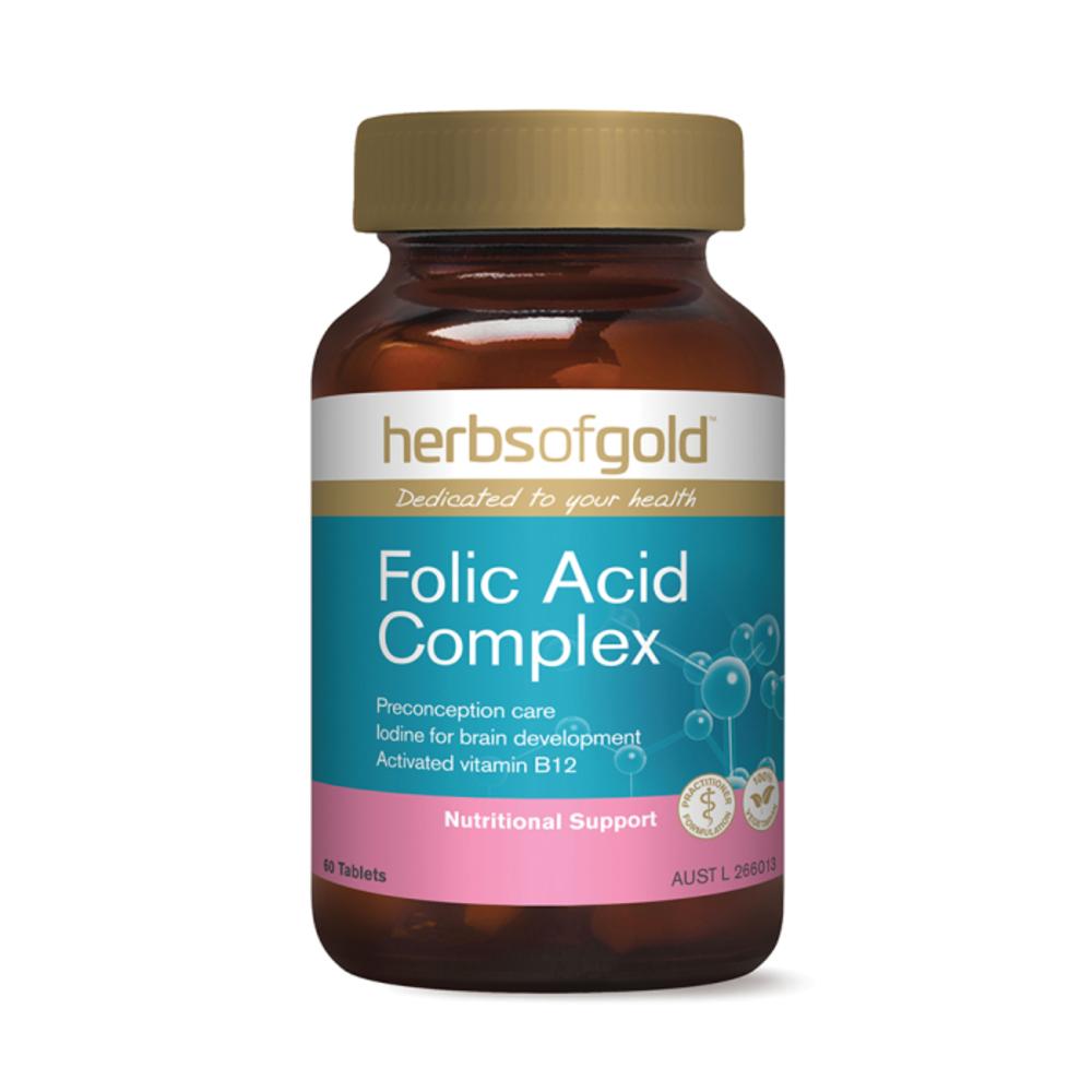 Herbs of Gold Folic Acid Complex 60t