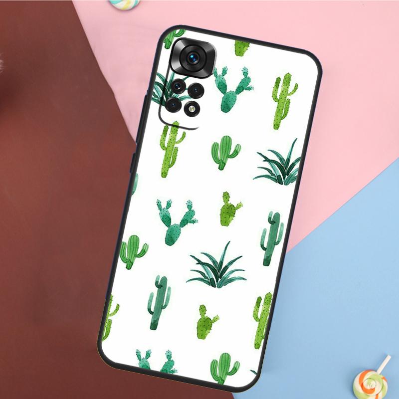 CACTUS BANANA RETRO VINTAGE SUMMER Cover For Xiaomi Redmi Note 14 13 12 9 10 11 Pro 9S 10S 11S 12S Redmi 14C 10C 12C 13C Case