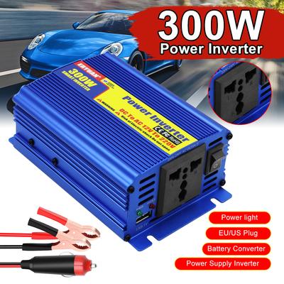 Battery Converter Car Power Inverter 300W Multi-scenario Use Multifunctional For SUV RV Truck Trailer Auto Power Supply Inverter