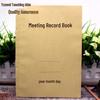 18K 80g Kraft Paper Notebook for Meeting Records, 100g