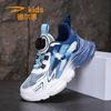 Delhui students summer new breathable single net children's sports shoes lightweight soft sole girls casual button running shoes