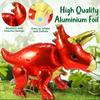 10 Pack Dinosaur Foil Balloons Party Decor Giant 3D Self Standing Inflatable Dinosaur Balloons for Birthday Jungle Theme Party Supplies Decorations
