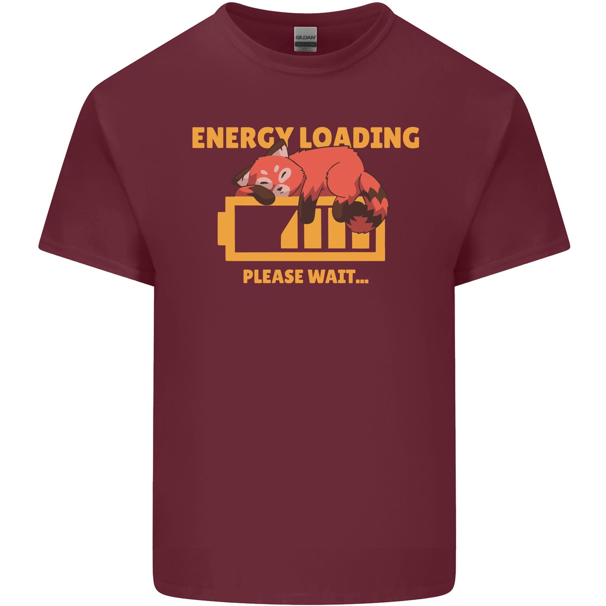 Sleeping Fox Energy Funny Lazy AntiSocial Unisexs Light Cotton TShirt S