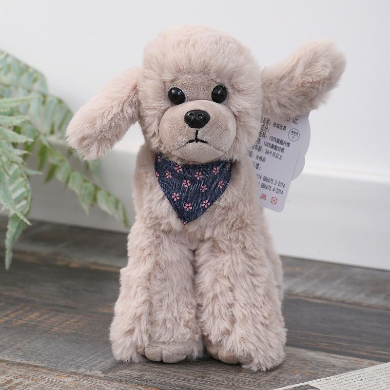 Weika Beibei Poodle Ragdoll Pet Dog Doll Pillow Plush Toy Animal Doll Birthday Gift