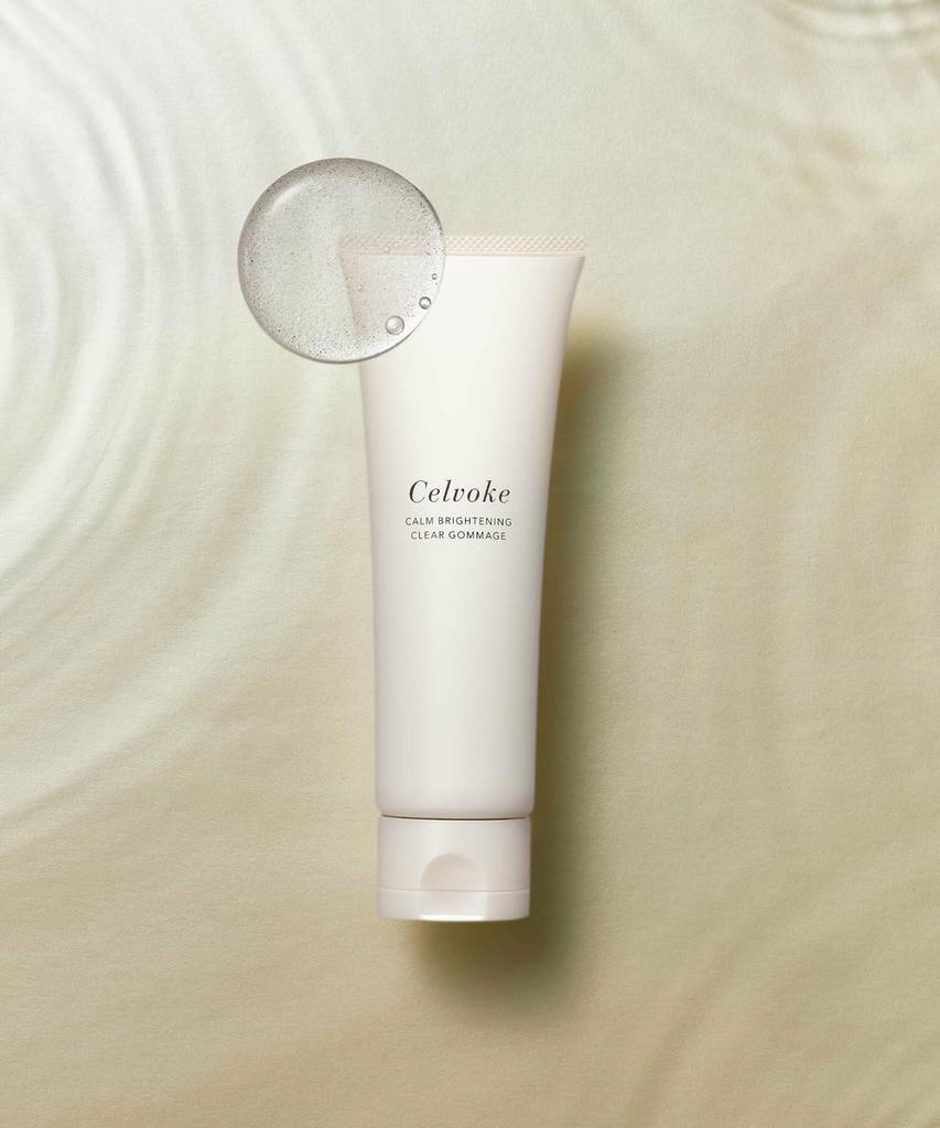 Celvoke Calm Brightening Clear Gommage Face Wash, Cleans Pores, Contains Beauty Ingredients, 100g