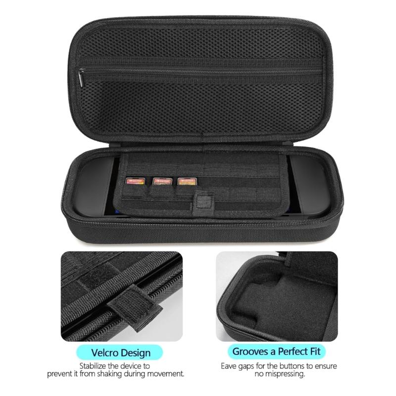Console Defense System Waterproof Carrying Case Impact Absorbing Shell Ergonomic Controller Guards Screen Cover for NSW2