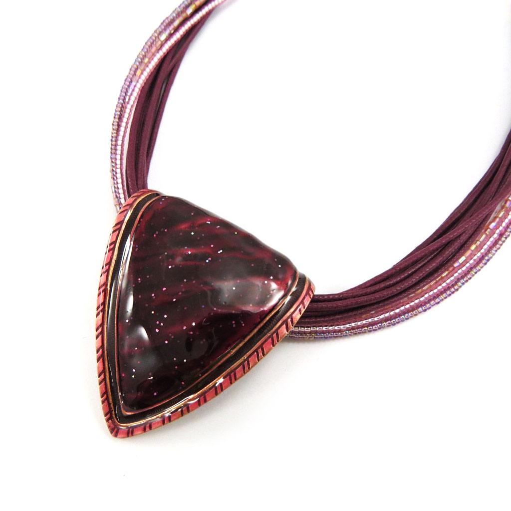 

Les Trésors De Lily [A9368] - розовое дизайнерское колье Sharing