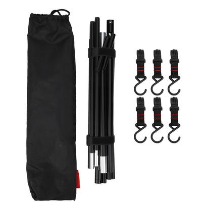 Outdoor Camping Portable Storage Hook Hanging Rack Folding Tripod Barbecue Tool Bracket